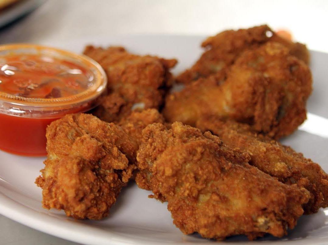Breaded wings