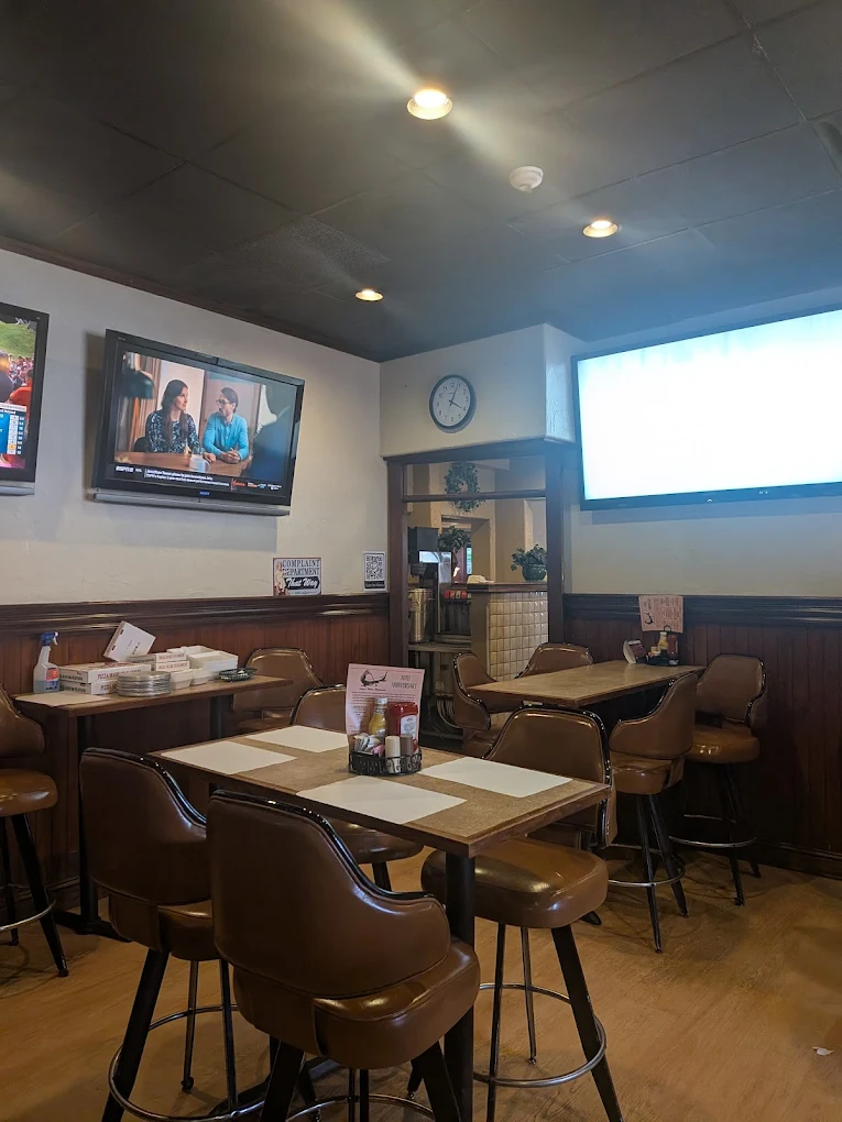 Bar seating area